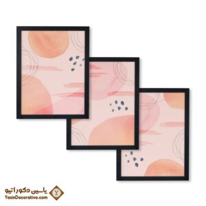تابلوی مدرن - پوستر مدرن - خرید پوستر - پوستر مدرن - پوستر 3 عددی مدل DT32B طرح مدرن - قیمت قاب عکس